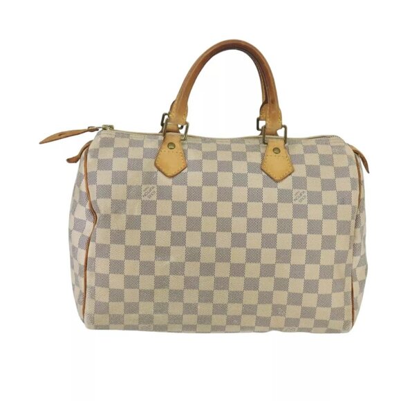 LOUIS VUITTON Damier Azur Speedy 30 Hand Bag - Picture 1 of 16